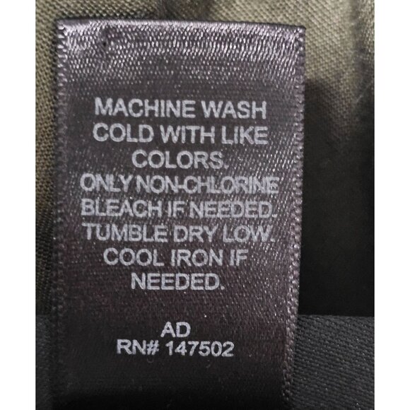 Ashley Stewart Olive Green Button-Up Jumpsuit W/ Pockets & Elastic Waist Size 24 - Picture 4 of 15